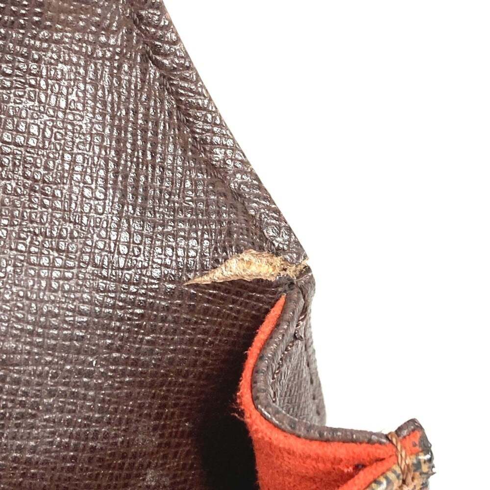 LOUIS VUITTON Authentic Brown Damier Canvas Pochette Shoulder Bag - Picture 14 of 16